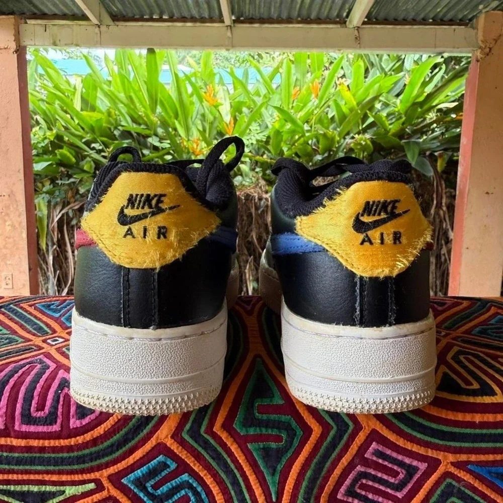 Nike Air Force 1 LV8 Embedded Sneakers Youth Size 6Y Black Multi DN4178-001